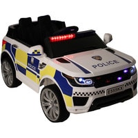 Электромобиль RiverToys Range Rover E555KX (белый, полиция)