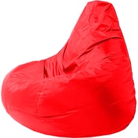 Кресло-мешок LoftyHome Груша L (оксфорд, красный)