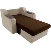 Кресло-кровать Лига диванов Сенатор 100693 80 см (коричневый/бежевый)