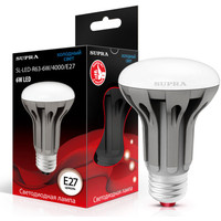Светодиодная лампочка Supra SL-LED-R63 E27 6 Вт 3000 К [SL-LED-R63-6W/4000/E27]