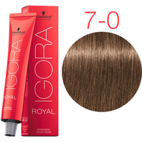Крем-краска для волос Schwarzkopf Professional Igora Royal Permanent Color Creme 7-0 60 мл