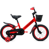 Детский велосипед Forward Nitro 14 2021 (красный/черный)
