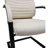 Офисный стул AksHome Augusto Eco 87591 (кремовый/черный)