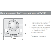 Тепловая завеса ZILON ZVV-1.0E6S
