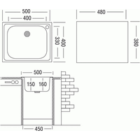 Кухонная мойка Ukinox Классика CLM500.400 T6C 1C
