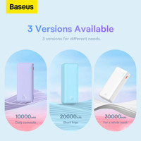 Внешний аккумулятор Baseus Airpow Fast Charge Power Bank 20W 10000mAh (сиреневый)