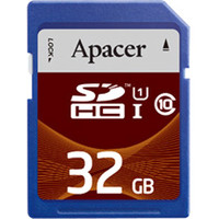 Карта памяти Apacer SDHC UHS-I (Class 10) 32GB [AP32GSDHC10U1-R]