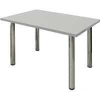 Кухонный стол Solt 110x70 (серый/ноги хром)