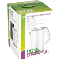 Электрический чайник HomeStar HS-1036 (белый)