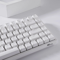 Клавиатура Royal Kludge RK84 ISO RGB (белый, RK Red)