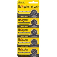 Батарейка Navigator CR2016 5 шт. NBT-CR2016-BP5
