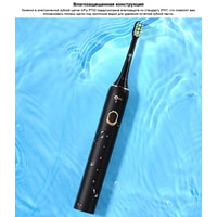 Электрическая зубная щетка Infly Sonic Electric Toothbrush PT02 (футляр, 2 насадки, черный)