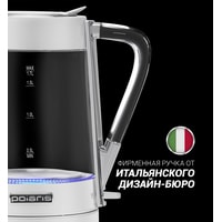 Электрический чайник Polaris PWK 1715CGL Water Way Pro (белый)