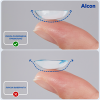 Контактные линзы Alcon Air Optix Aqua +6 дптр 8.6 мм