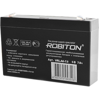 Аккумулятор для ИБП Robiton VRLA6-7.0 (6В/7 Ач)