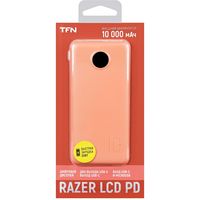 Внешний аккумулятор TFN Razer LCD 10 PD 10000mAh (оранжевый)