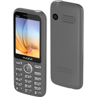 Кнопочный телефон Maxvi K15n (серый)