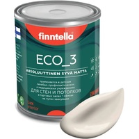 Краска Finntella Eco 3 Wash and Clean Samppanja F-08-1-1-LG28 0.9 л (св.-бежевый)