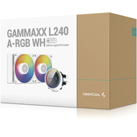Жидкостное охлаждение для процессора DeepCool Gammaxx L240 A-RGB WH DP-H12CF-GL240-ARGB-WH