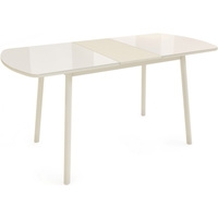 Кухонный стол Listvig Винер 120-152x70 (кремовый)