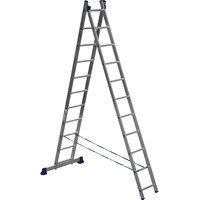 Лестница-стремянка Алюмет двухсекционная универсальная 5211 2x11