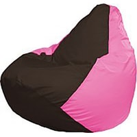 Кресло-мешок Flagman Груша Мини Г0.1-409 (коричневый/розовый)