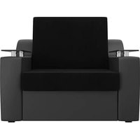 Кресло-кровать Mebelico Сенатор 105472 60 см (черный/черный)