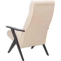 Интерьерное кресло Leset Tinto релакс (экокожа, венге/бежевый)