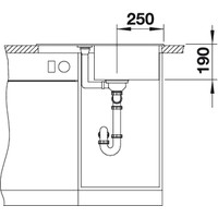 Кухонная мойка Blanco Metra 45 S Compact (жасмин) [519577]