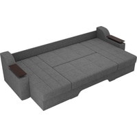 П-образный диван Лига диванов Сенатор 28929 (рогожка, серый)