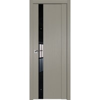 Межкомнатная дверь ProfilDoors 62XN R 60x200 (стоун/стекло черный лак)