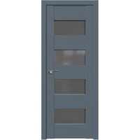 Межкомнатная дверь ProfilDoors 46U L 60x200 (антрацит/стекло графит)