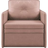 Кресло-кровать Brioli Пино О (рогожка, J11 розовый)