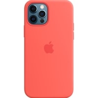 Чехол для телефона Apple MagSafe Silicone Case для iPhone 12/12 Pro (розовый цитрус)