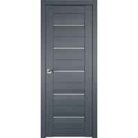 Межкомнатная дверь ProfilDoors Модерн 48U R 70x200 (антрацит/стекло матовое)