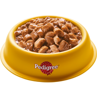 Пресервы Pedigree для взрослых собак всех пород с курицей в соусе 85 г