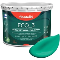 Краска Finntella Eco 3 Wash and Clean Smaragdi F-08-1-3-FL132 2.7 л (изумрудный)