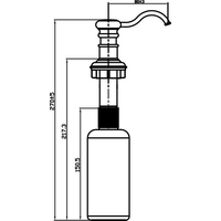 Дозатор для жидкого мыла Omoikiri OM-01-MA (марципан)