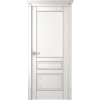Межкомнатная дверь Belwooddoors Эверли 200x70 см (стекло, эмаль, белый/серебро/мателюкс 45)