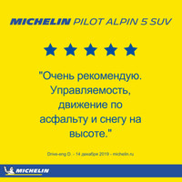 Зимние шины Michelin Pilot Alpin 5 SUV 255/45R21 106V