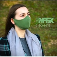 Многоразовая медицинская маска A12Mask Двухслойная многоразовая маска v2.0 (хаки/зеленый, L, 5 шт)