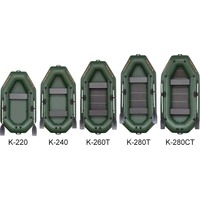 Моторно-гребная лодка Kolibri К-260Т (air-deck)