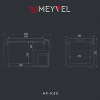 Компрессорный автохолодильник Meyvel AF-K30 в Гродно