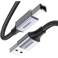 Кабель Ugreen US369 80802 USB Type-A - USB Type-B (1.5 м, черный)
