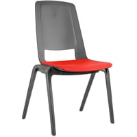 Офисный стул UNIQUE Fila (серый/красный)