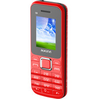 Кнопочный телефон Maxvi C8 Red