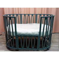 Классическая детская кроватка Incanto Estel Acqua KR-0029/3 (серый графит)