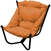 Кресло M-Group Чил 12360407 (черный/оранжевая подушка)