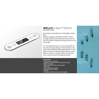 Ванна Wellis Dublo E-Max Touch 180x130 L