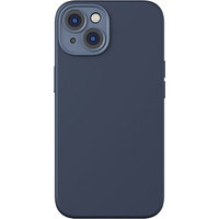 Чехол для телефона Baseus Liquid Silica Gel Case для iPhone 14 (синий)
